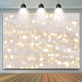 Lofaris Sequins Gold Glitter Bokeh Birthday Backdrop for Party Decor